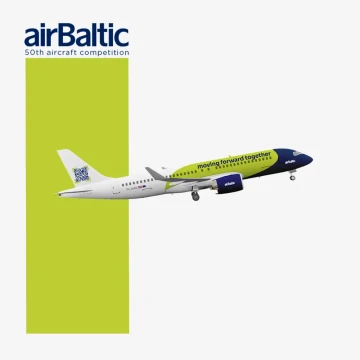 Airbaltic 50th aircraft competition