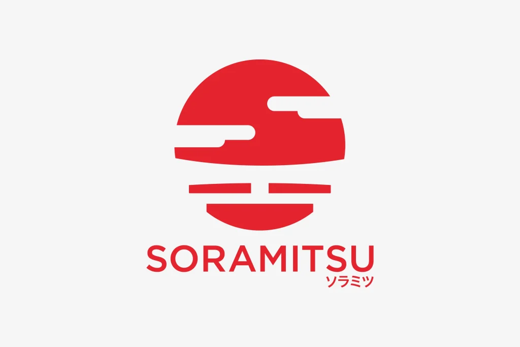 The Soramitsu logo featuring a stylized torii gate with a Japanese sun and clouds, representing the Japanese-centric blockchain company.